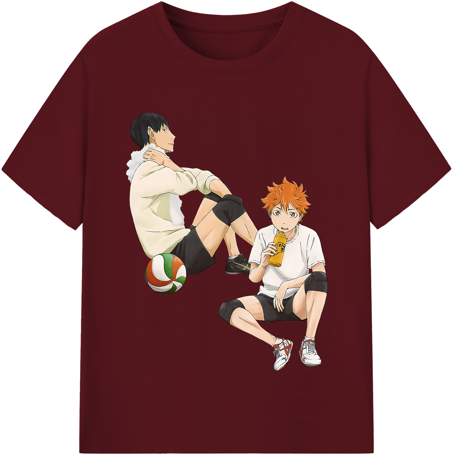 （画像用） ハイキュー!! Haikyu!! 綿100％半袖Tシャツ（フロントプリント）